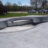 Stamped Concrete boarding pool