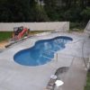 Backyard inground pool